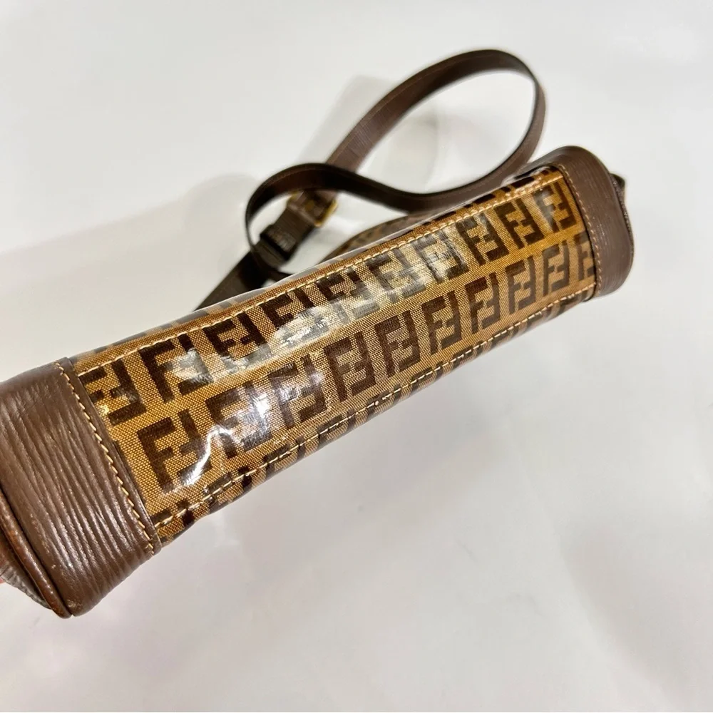 FENDI Unisex Vintage Zucca Crossbody Bag - Picture 5 of 14